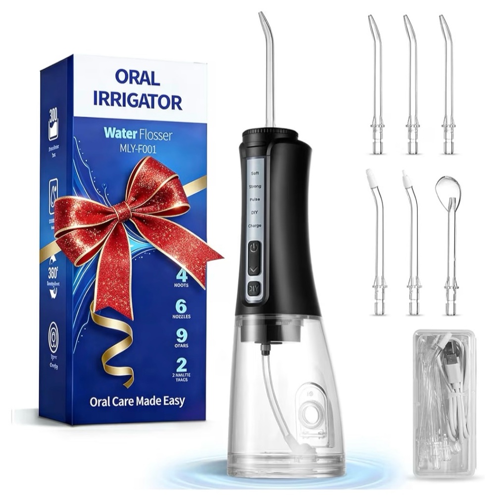 Water Dental Flosser Teeth Pick Cordless Water Teeth Cleaner 300ML